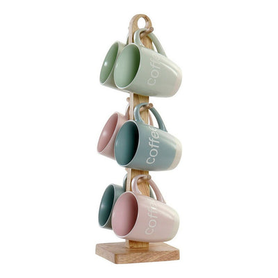 Se Krus DKD Home Decor Multifarvet Blå Pink Gummitræ Grøn Stentøj 160 ml (3 stk) (7 stk)  Stort online udvalg i DKD Home Decor - Køb online på udsalg og tilbud lige nu  Meget billig fragt og hurtig levering: 1 - 2 hverdage - Varenummer: S3014963 og barcode / Ean: '8424001793167 på lager - Udsalg på Hjem og madlavning, Bestik, porcelæn og glasvarer Spar op til 58% - Over 1122 kendte brands på udsalg