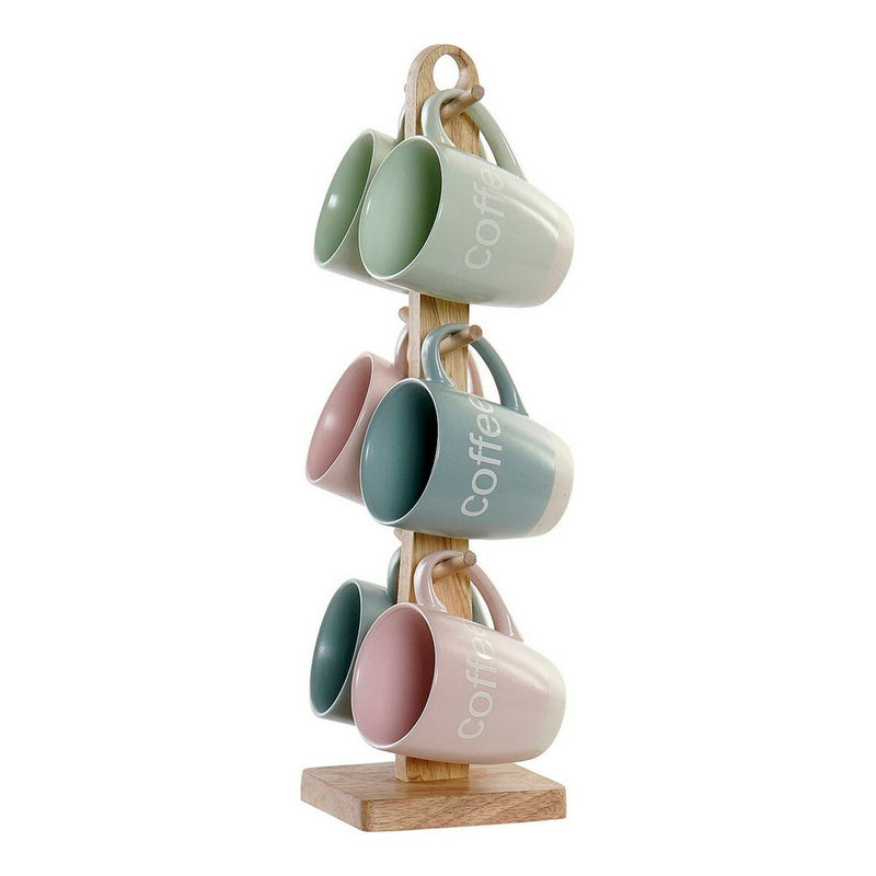 Se Krus DKD Home Decor Multifarvet Blå Pink Gummitræ Grøn Stentøj 160 ml (3 stk) (7 stk)  Stort online udvalg i DKD Home Decor - Køb online på udsalg og tilbud lige nu  Meget billig fragt og hurtig levering: 1 - 2 hverdage - Varenummer: S3014963 og barcode / Ean: &