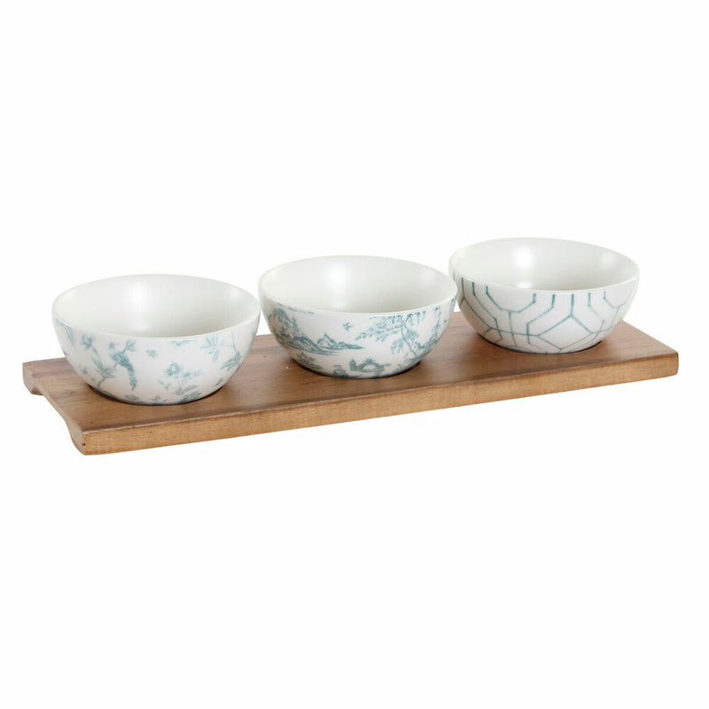 Se Sæt til appetizere DKD Home Decor Hvid Marineblå Porcelæn Akacie Orientalsk 4 Dele 30 x 9,5 x 1,3 cm  Stort online udvalg i DKD Home Decor - Køb online på udsalg og tilbud lige nu  Meget billig fragt og hurtig levering: 1 - 2 hverdage - Varenummer: S3027099 og barcode / Ean: &