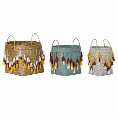 Se Kurvesæt DKD Home Decor Multifarvet Bambus Frynse Boho 3 Dele  Stort online udvalg i DKD Home Decor - Køb online på udsalg og tilbud lige nu  Meget billig fragt og hurtig levering: 1 - 2 hverdage - Varenummer: S3018553 og barcode / Ean: '8424001848102 på lager - Udsalg på Hjem og madlavning, Opbevaring og organisering Spar op til 53% - Over  857 kendte brands på udsalg