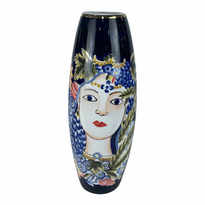 Se Vase DKD Home Decor 14 x 14 x 39 cm Ansigt Porcelæn Blå Multifarvet  Stort online udvalg i DKD Home Decor - Køb online på udsalg og tilbud lige nu  Meget billig fragt og hurtig levering: 1 - 2 hverdage - Varenummer: S3020495 og barcode / Ean: '8424001902644 på lager - Udsalg på Hjem og madlavning, Boligindretning Spar op til 57% - Over 1122 kendte brands på udsalg