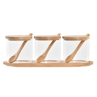 Se Sukkerskål DKD Home Decor Basis Natur Bambus 3 Dele 8,5 cm 29 x 10 x 10 cm  Stort online udvalg i DKD Home Decor - Køb online på udsalg og tilbud lige nu  Meget billig fragt og hurtig levering: 1 - 2 hverdage - Varenummer: S3037358 og barcode / Ean: '8424001963386 på lager - Udsalg på Hjem og madlavning, Bestik, porcelæn og glasvarer Spar op til 61% - Over 1112 kendte brands på udsalg