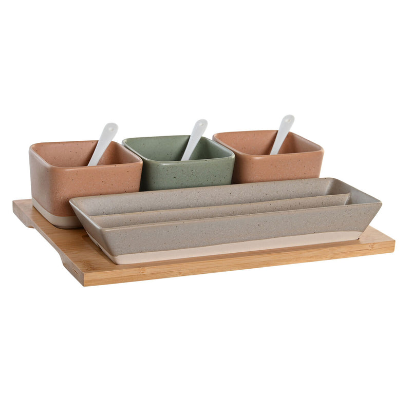 Se Sæt til appetizere DKD Home Decor 26 x 9 x 4 cm Porcelæn Multifarvet Bambus 8 Dele Skandinavisk  Stort online udvalg i DKD Home Decor - Køb online på udsalg og tilbud lige nu  Meget billig fragt og hurtig levering: 1 - 2 hverdage - Varenummer: S3044715 og barcode / Ean: &