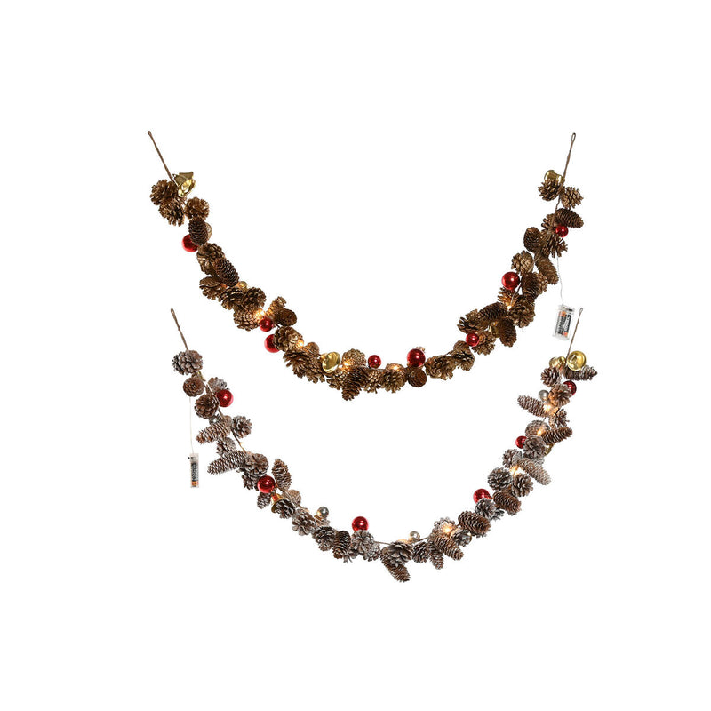 Se Juleguirlande Home ESPRIT Hvid Brun Rød Gylden 8 x 8 x 120 cm (2 stk)  Stort online udvalg i Home ESPRIT - Køb online på udsalg og tilbud lige nu  Meget billig fragt og hurtig levering: 1 - 2 hverdage - Varenummer: S3058878 og barcode / Ean: &