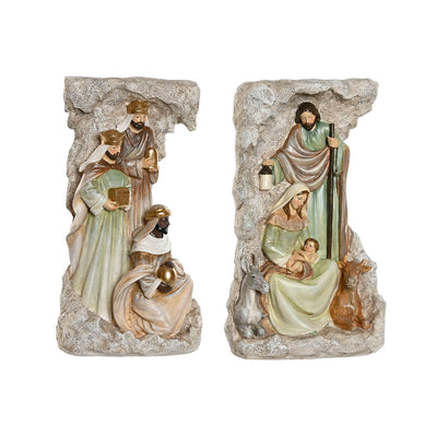 Se Betlehem dekoration Home ESPRIT Multifarvet Harpiks 19,5 x 11 x 31,5 cm (2 stk)  Stort online udvalg i Home ESPRIT - Køb online på udsalg og tilbud lige nu  Meget billig fragt og hurtig levering: 1 - 2 hverdage - Varenummer: S3058508 og barcode / Ean: '8424002143299 på lager - Udsalg på Hjem og madlavning, Boligindretning Spar op til 54% - Over  857 kendte brands på udsalg