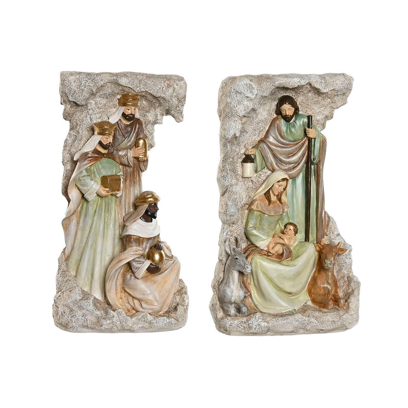 Se Betlehem dekoration Home ESPRIT Multifarvet Harpiks 19,5 x 11 x 31,5 cm (2 stk)  Stort online udvalg i Home ESPRIT - Køb online på udsalg og tilbud lige nu  Meget billig fragt og hurtig levering: 1 - 2 hverdage - Varenummer: S3058508 og barcode / Ean: &