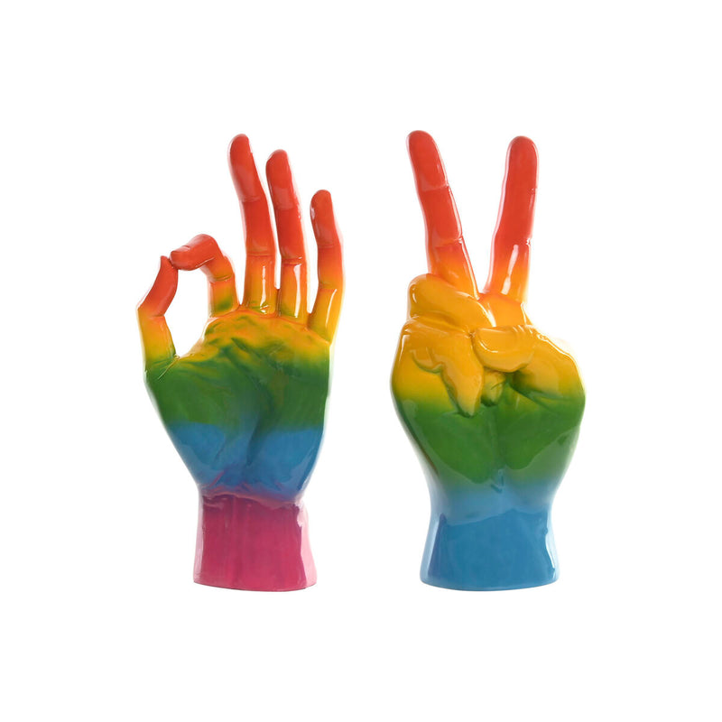 Se Dekorativ figur Home ESPRIT Multifarvet Hånd 16 x 10 x 36 cm (2 stk)  Stort online udvalg i Home ESPRIT - Køb online på udsalg og tilbud lige nu  Meget billig fragt og hurtig levering: 1 - 2 hverdage - Varenummer: S3061306 og barcode / Ean: &