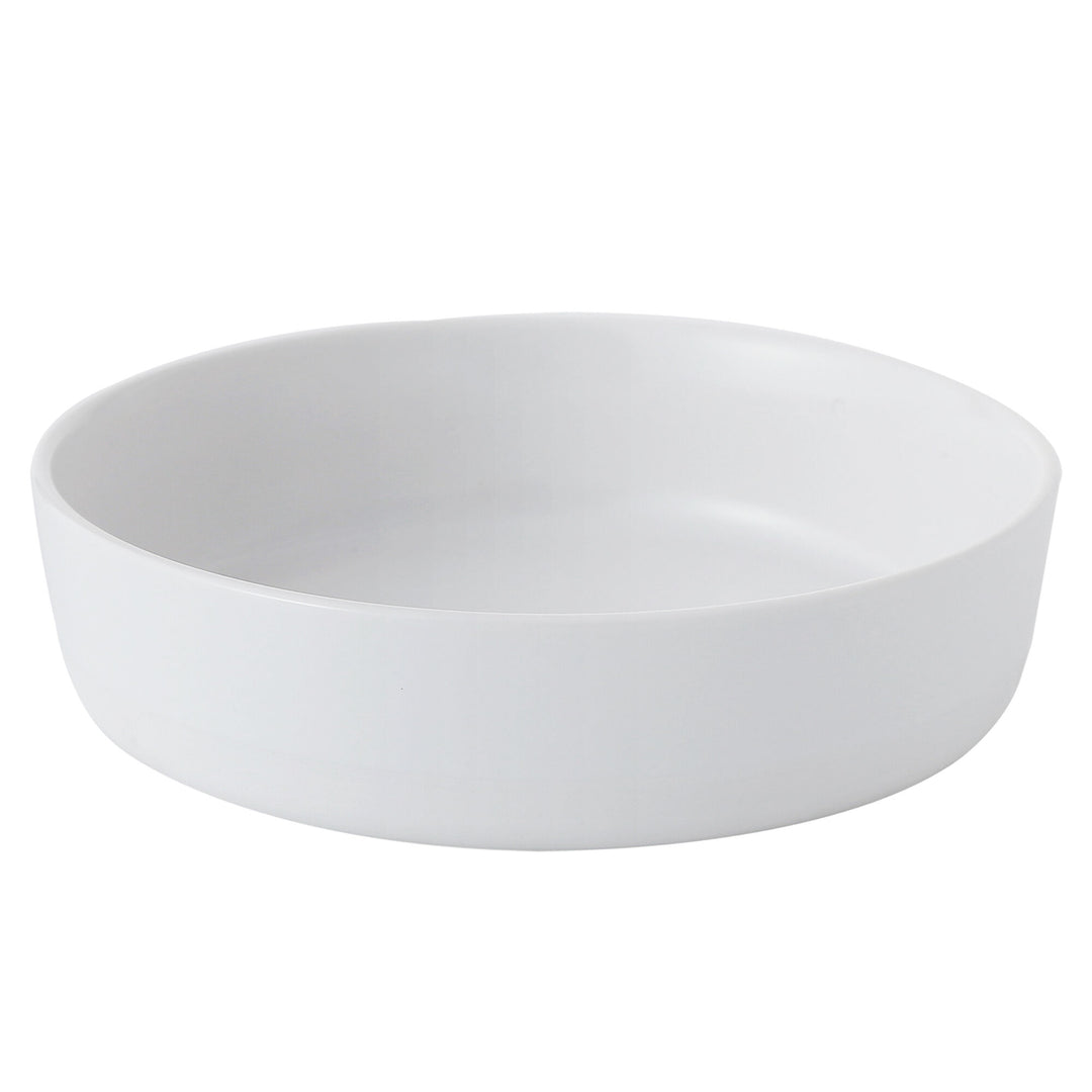 Hvid dyb tallerken fra Aida Raw, diameter 19,4 cm