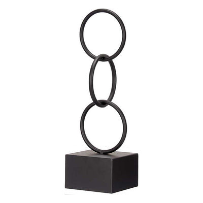 Se Dekorativ figur Ringe Sort Metal (12,5 x 40,5 x 12,5 cm)  Stort online udvalg i Gift Decor - Køb online på udsalg og tilbud lige nu  Meget billig fragt og hurtig levering: 1 - 2 hverdage - Varenummer:  og barcode / Ean:  på lager - Udsalg på Hjem og madlavning, Boligindretning Spar op til 57% - Over 1122 kendte brands på udsalg