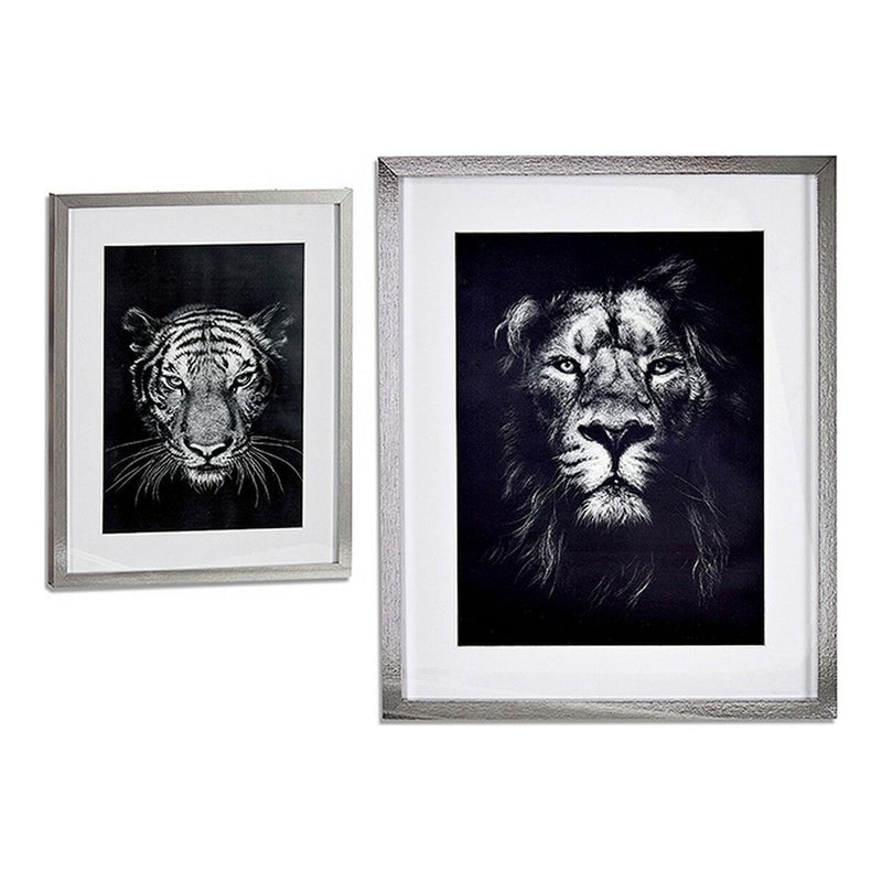 Se Maleri Gift Decor Lion - Tiger Glas spånplade 43 x 3 x 53 cm  Stort online udvalg i Gift Decor - Køb online på udsalg og tilbud lige nu  Meget billig fragt og hurtig levering: 1 - 2 hverdage - Varenummer: S3606491 og barcode / Ean: &