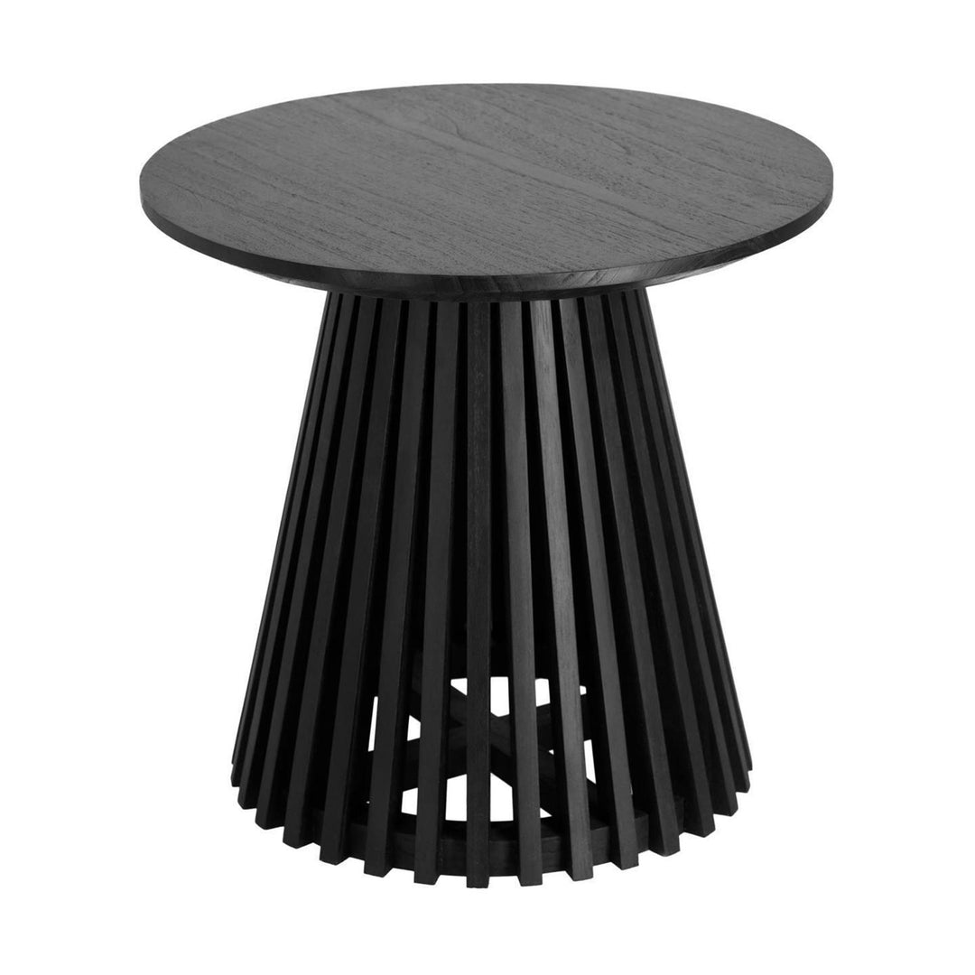 KAVE HOME Irune sidebord sort minditræ Ø50