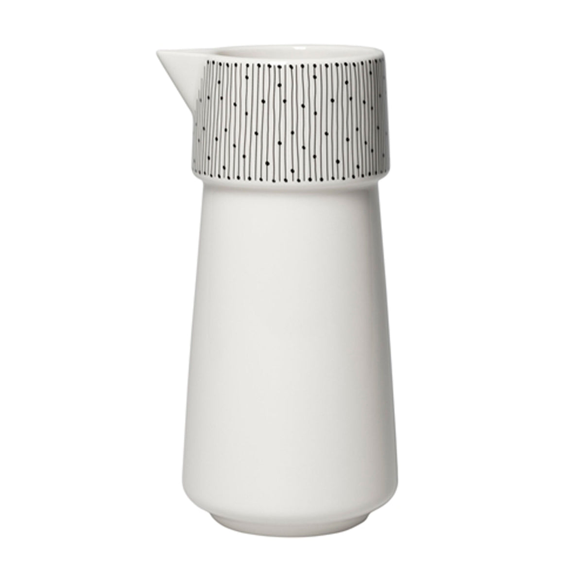 Arabia Mainio kande i hvidt vitroporcelæn med Sarastus-mønster, 1 liter