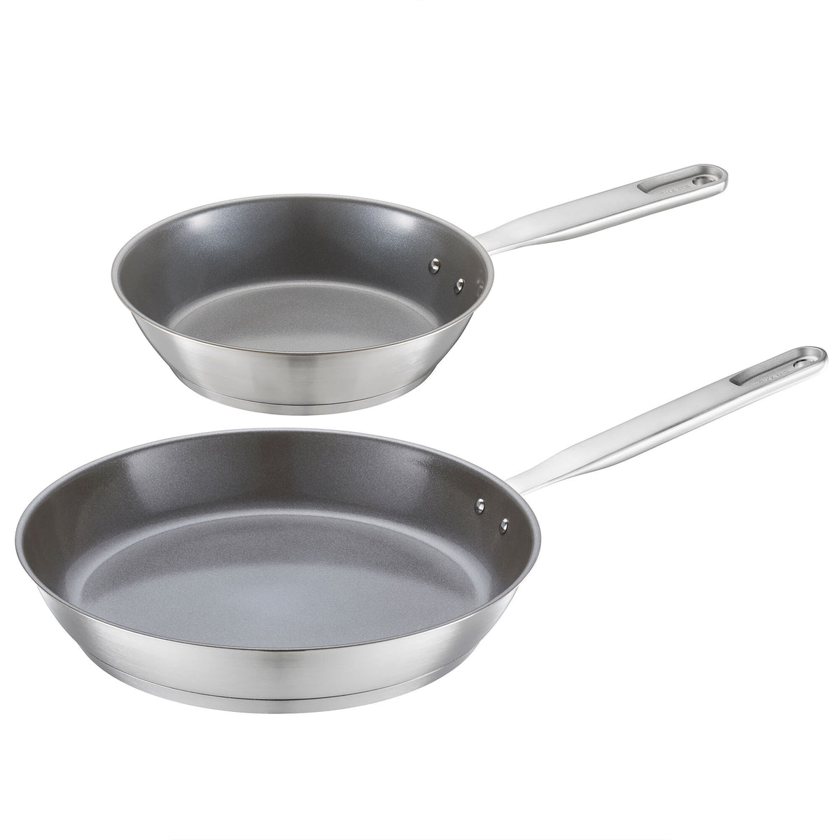 Fiskars All Steel stegepandesæt med to stegepander på 20 og 28 cm