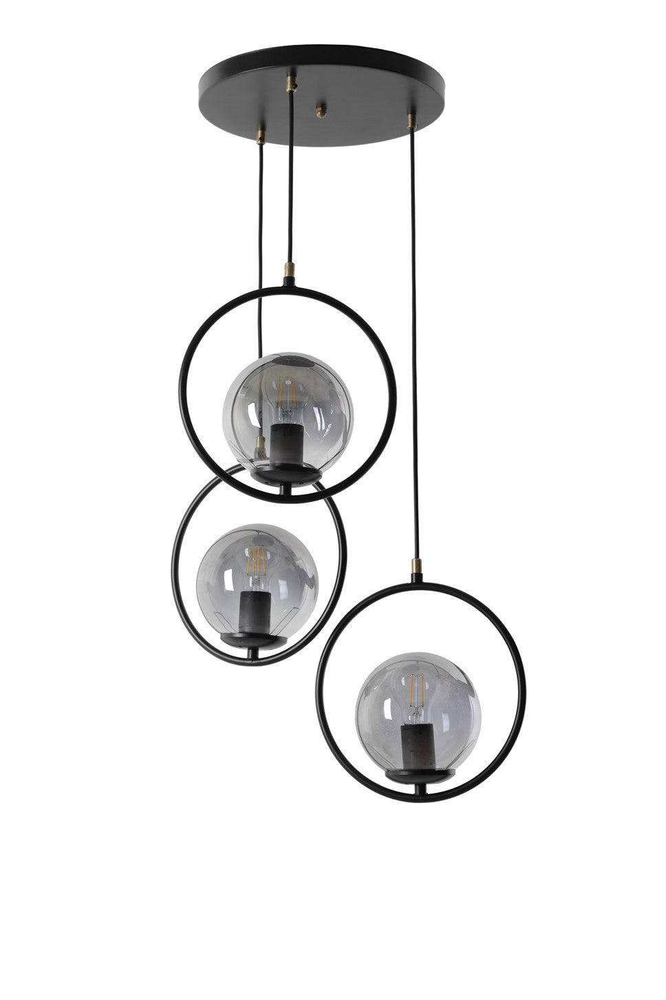 LUMI Valence loftlampe sort metal
