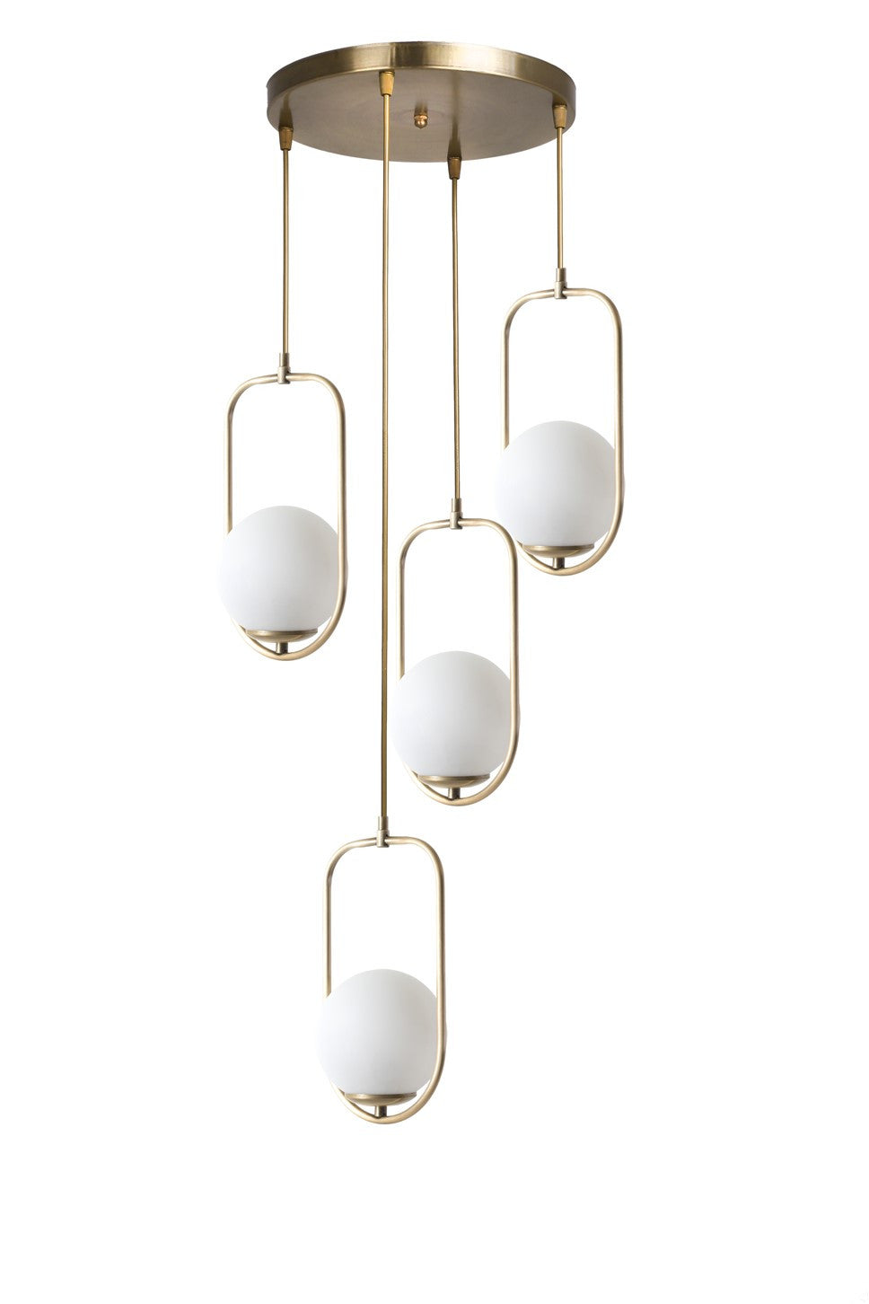 LUMI Grosseto loftlampe hvid og kobber metal