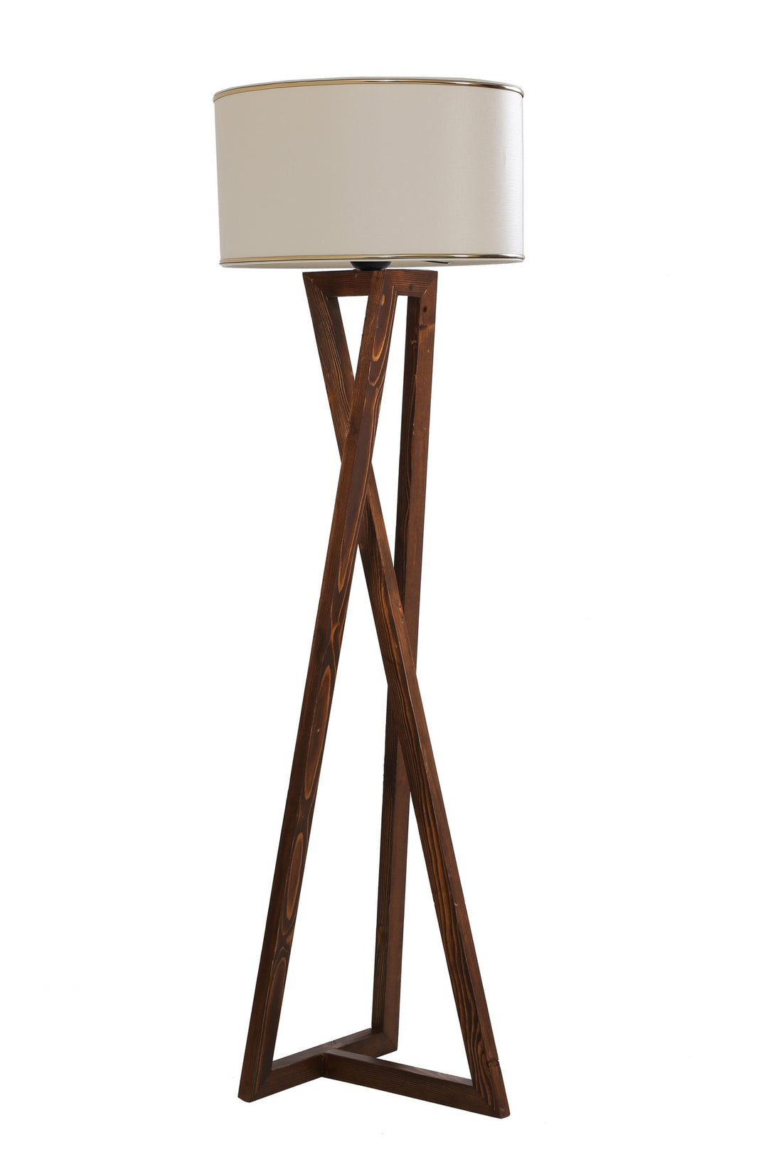 LUMI Mataró gulvlampe natur metal