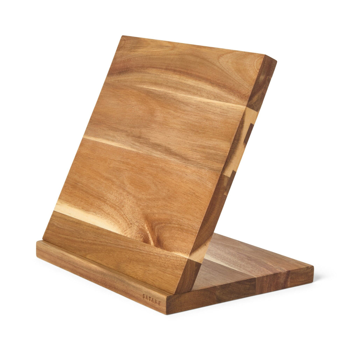 Satake magnetisk knivholder i akacietræ, 19 x 25 x 24 cm