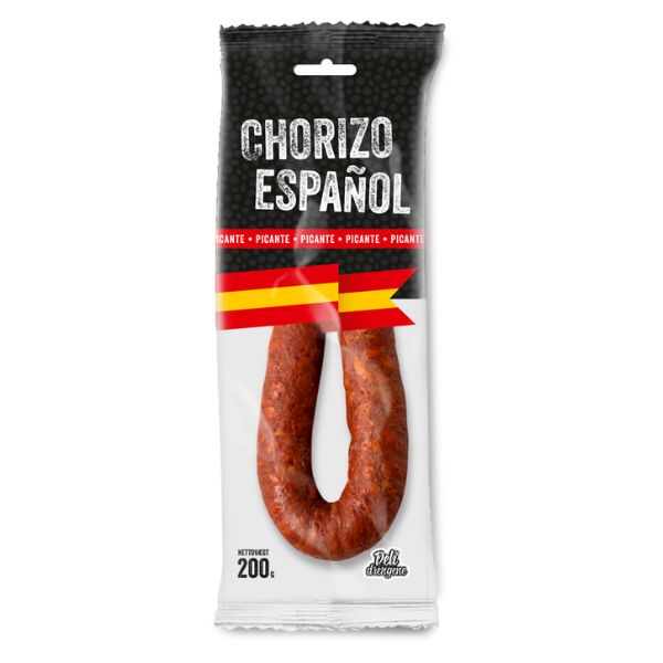 Produktbillede af Chorizo Ring Hot 200g Deli Drengene på tilbud – premium kvalitet og detaljer