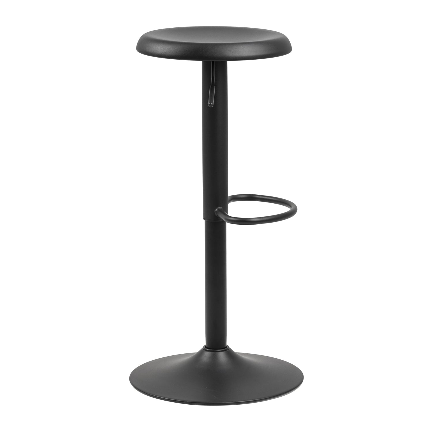 Produktbillede af ACT NORDIC Finch barstol sort metal m. trompetfod i premium kvalitet