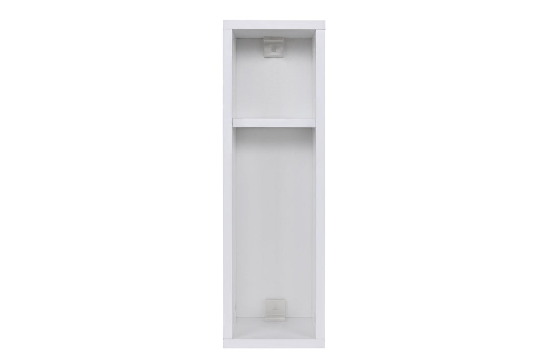 FUNZI LIVING Turra natbord m. 1 hylde hvid melamin 20x15