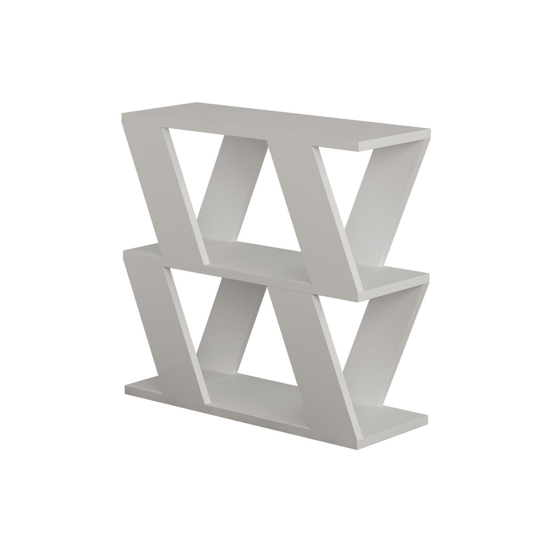 NORDVÄRK Lazena sidebord m. hylde hvid melamin 60x22