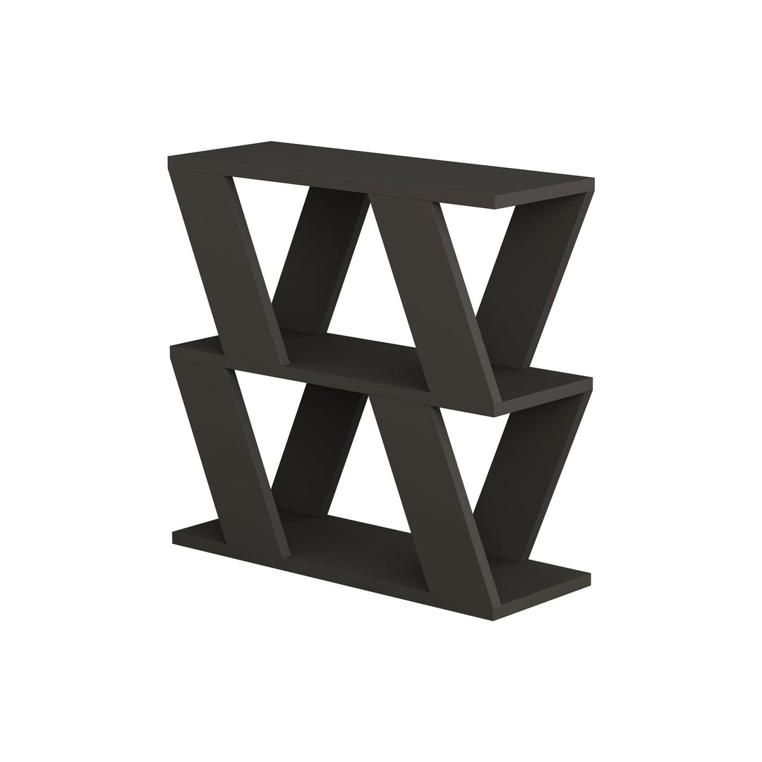 NORDVÄRK Lazena sidebord m. hylde antracitgrå melamin 60x22