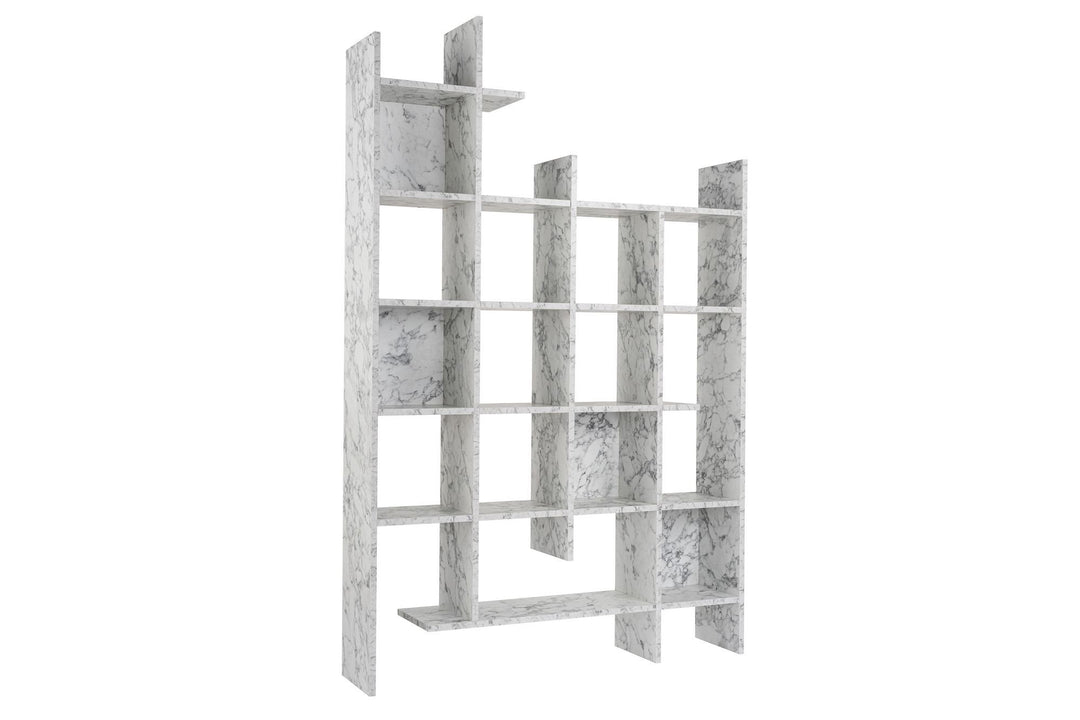 FUNZI LIVING Manco bogreol Carrara marmor melamin