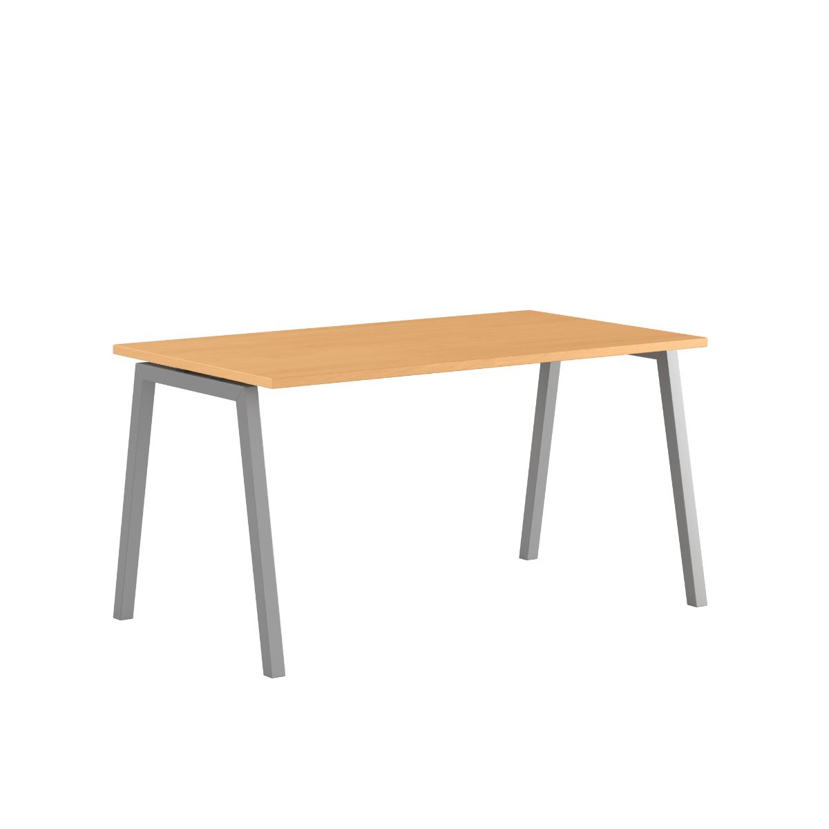 Produktbillede af Luna A Bord 140x80cm Bøg-grå på tilbud