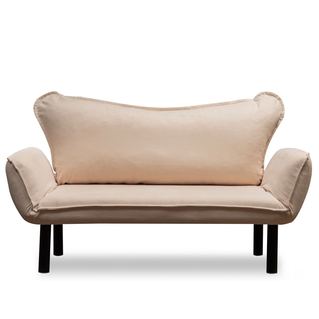 NORDVÄRK Chatto 2 pers. sovesofa creme polyester og plast
