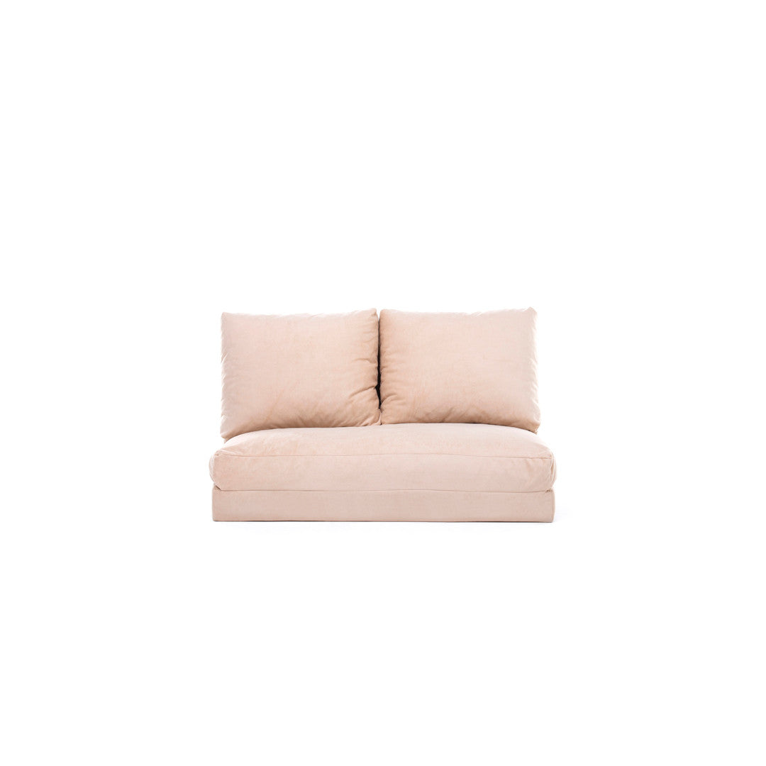 NORDVÄRK Taida 2 pers. sovesofa creme polyester stof
