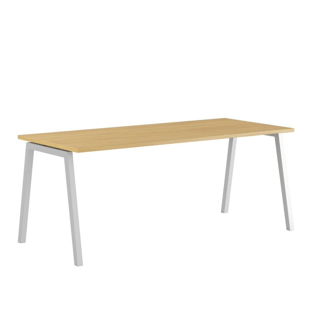 Produktbillede af Luna A Bord 180x80cm Eg-hvid på tilbud