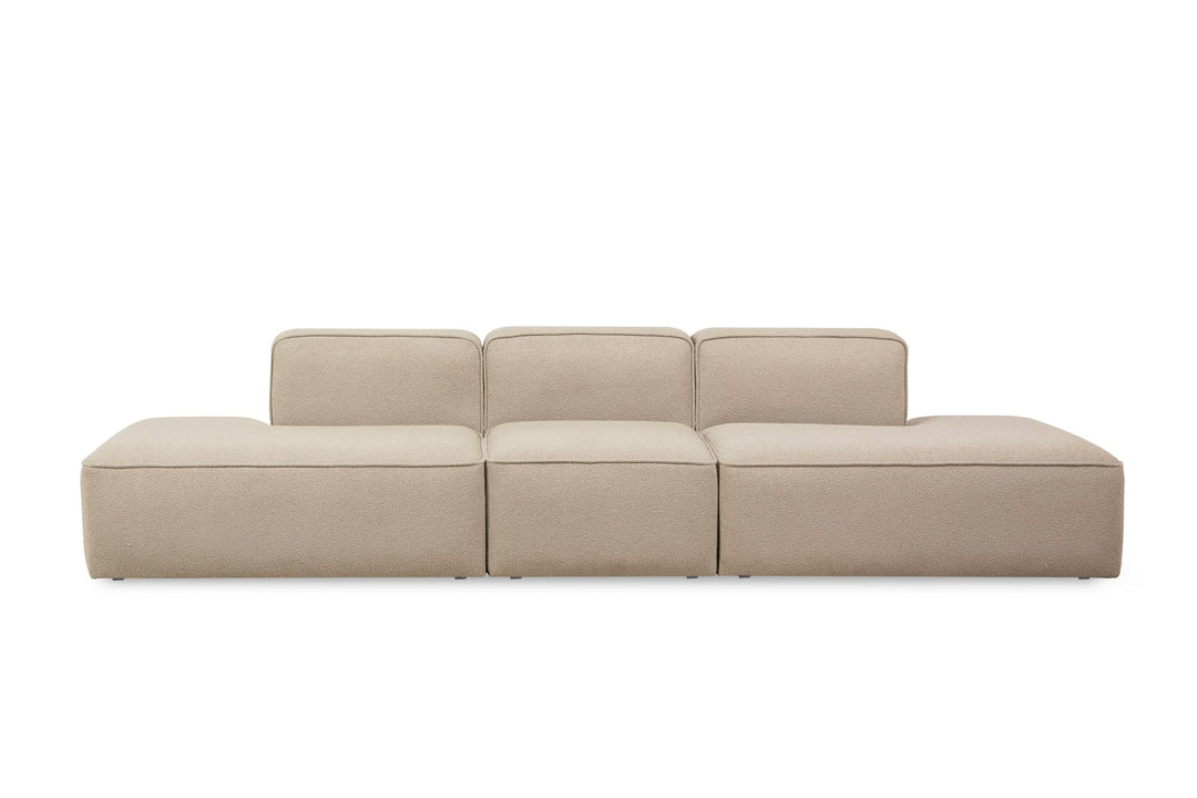 NORDVÄRK More S sofa M4-M1-M3 cappuccino stof
