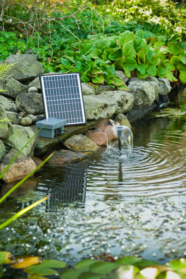 SolarMax 600 Accu Springvandssæt med solcelle