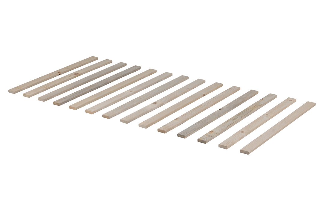 WOOOD lamelbund 14 stk. lameller inkl. skruer natur nåletræ 90x200