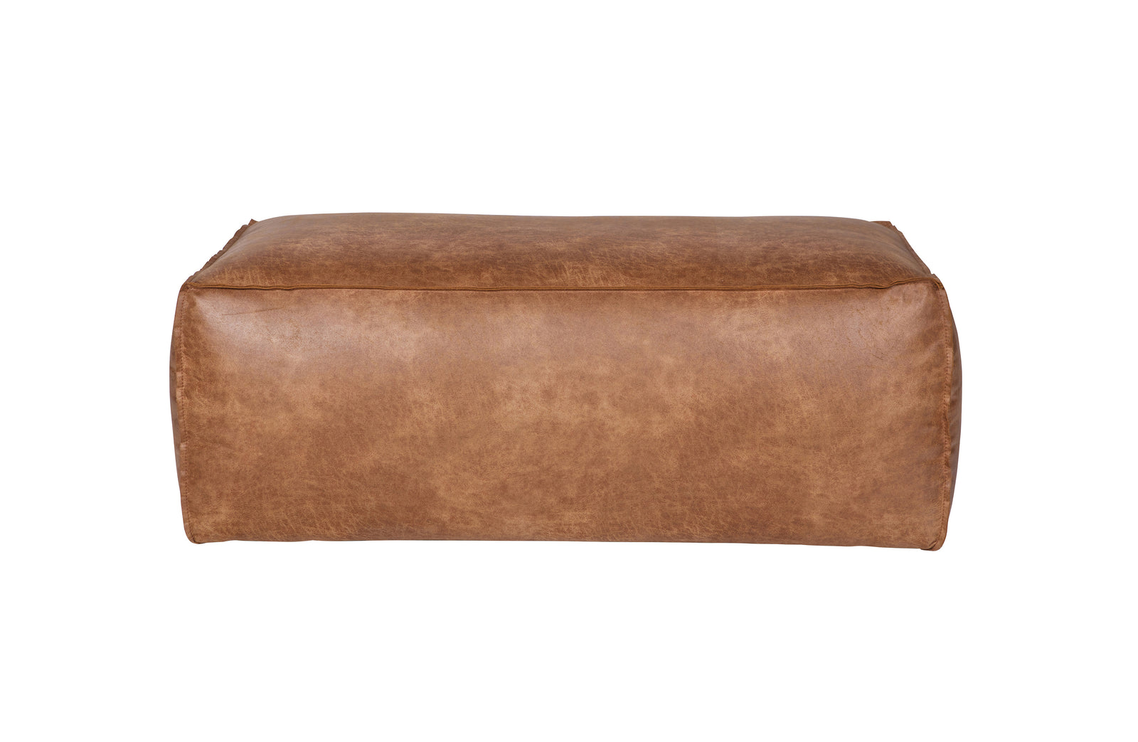 Produktbillede af WOOOD Rodeo puf cognac stof 120x60 i premium kvalitet
