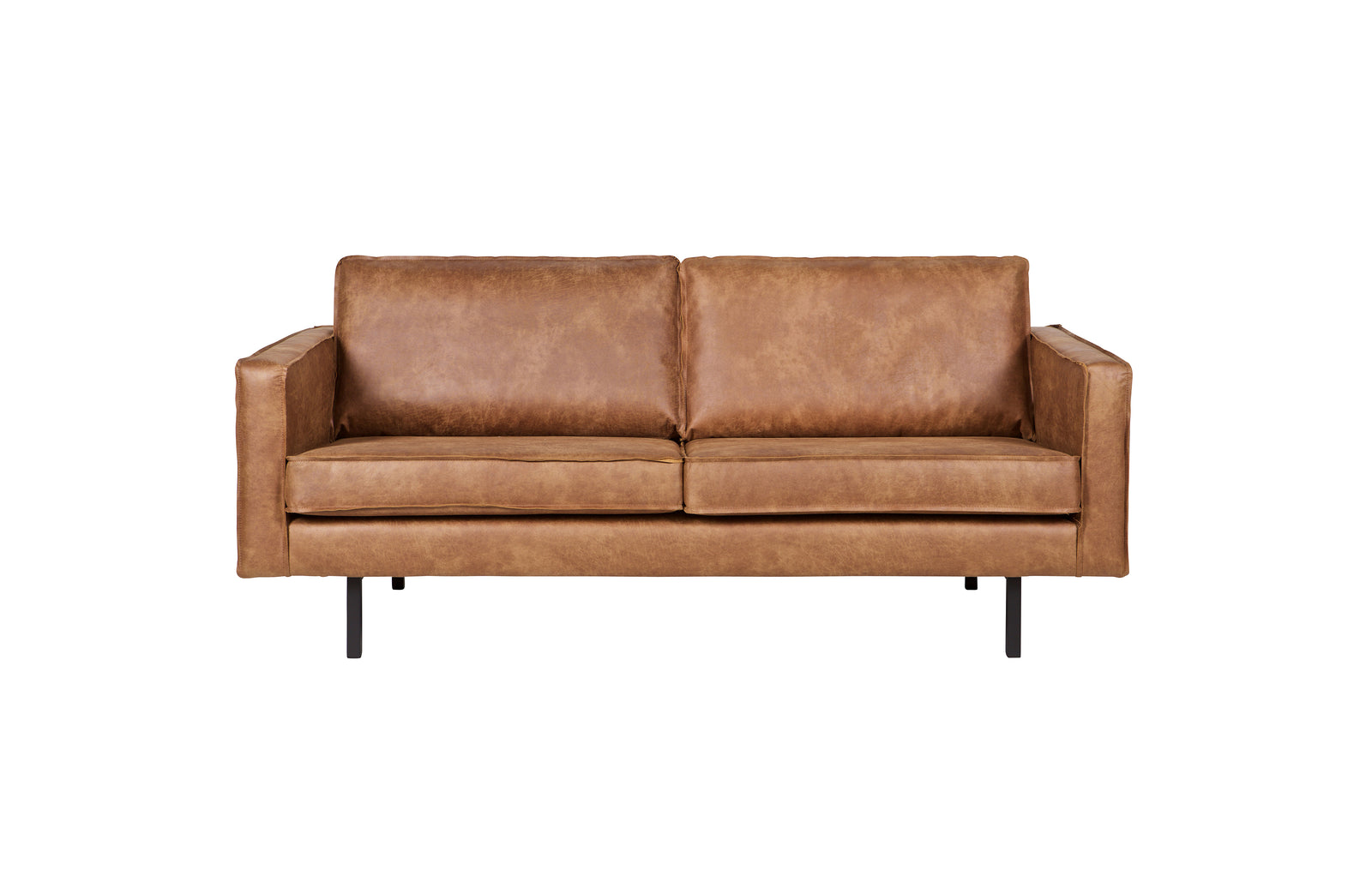 Produktbillede af WOOOD Rodeo 2,5 pers. sofa cognac stof i premium kvalitet