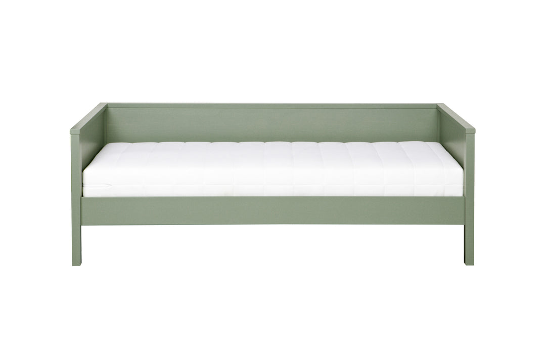 WOOOD Nikki junior sofa sengeramme ekskl. lamelbund madras og skuffe jade grøn fyrretræ 90x200