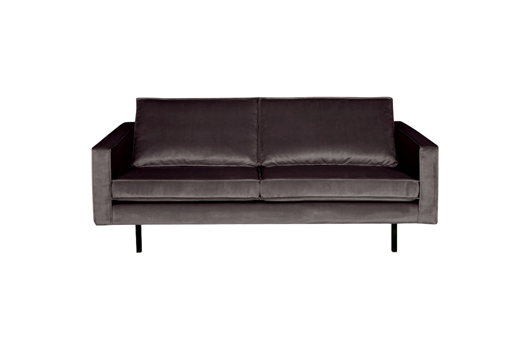 Produktbillede af WOOOD Rodeo 2,5 pers. sofa antracitgrå fløjl i premium kvalitet