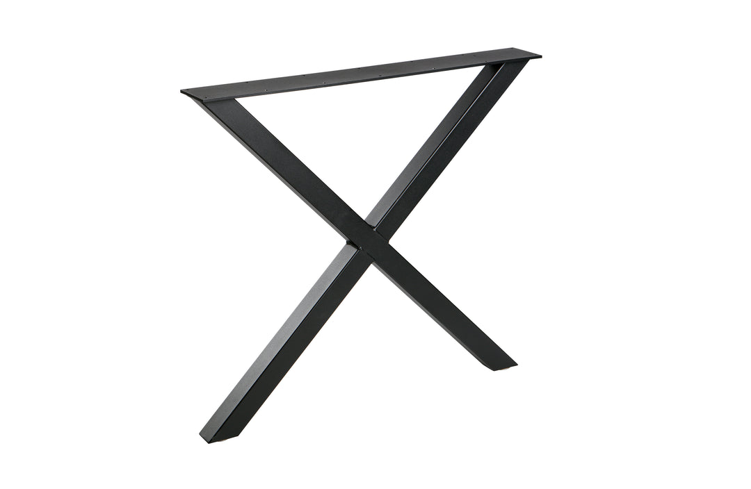 WOOOD Tablo X-bordben til spisebord matsort metal