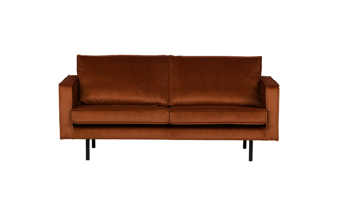 WOOOD Rodeo 2,5 pers. sofa rust fløjl