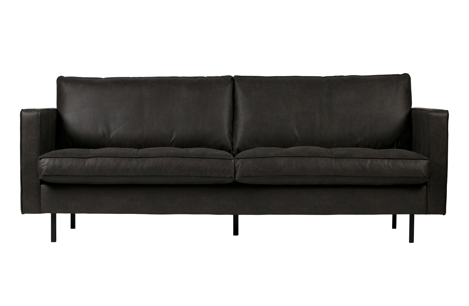 Produktbillede af WOOOD Rodeo 2,5 pers. sofa sort stof i premium kvalitet