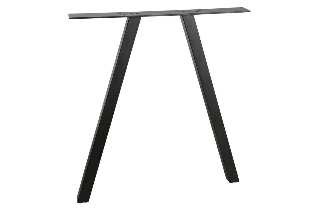 WOOOD Tablo 2-positions Square bordben til spisebord matsort metal