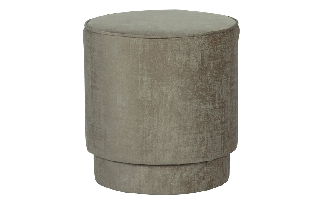 VTWONEN Pearl puf rund clouded champagne fløjl polyester Ø40