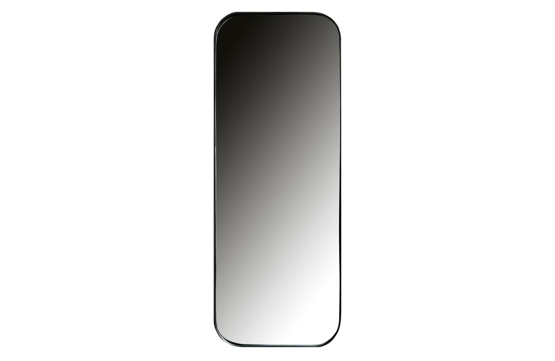Produktbillede af WOOOD EXCLUSIVE Doutzen vægspejl rektangulær spejlglas og sort metal 110x40 i premium kvalitet