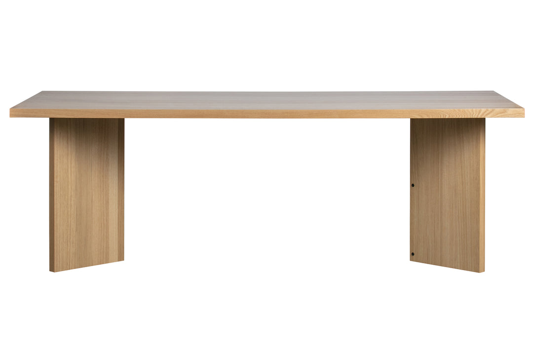 VTWONEN Angle spisebord rektangulær natur egetræsfinér 220x90