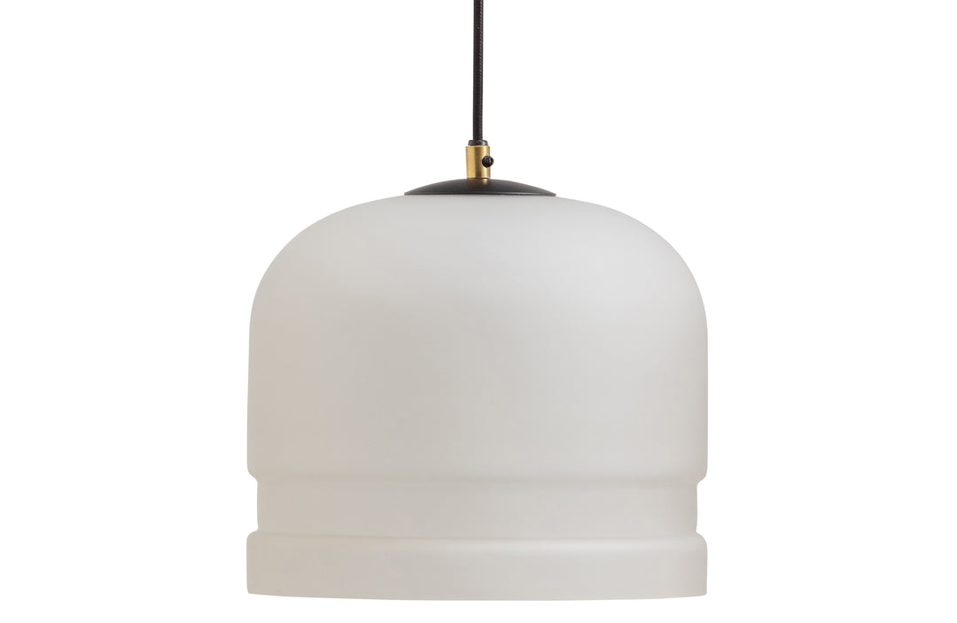 WOOOD EXCLUSIVE Micah loftlampe offwhite glas og strygejern