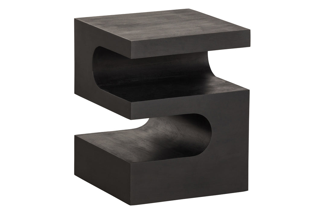 WOOOD EXCLUSIVE Toma sidebord kvadratisk sort mangotræ 40x40
