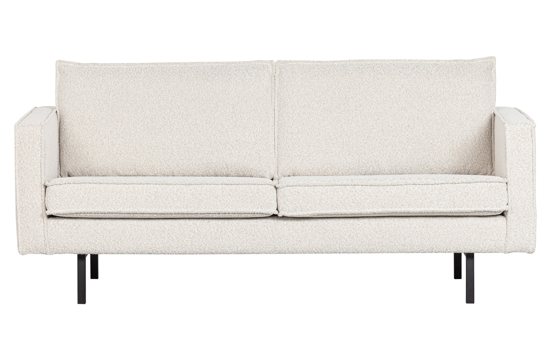 WOOOD Rodeo 2,5-pers. sofa natur bouclé polyester og metal