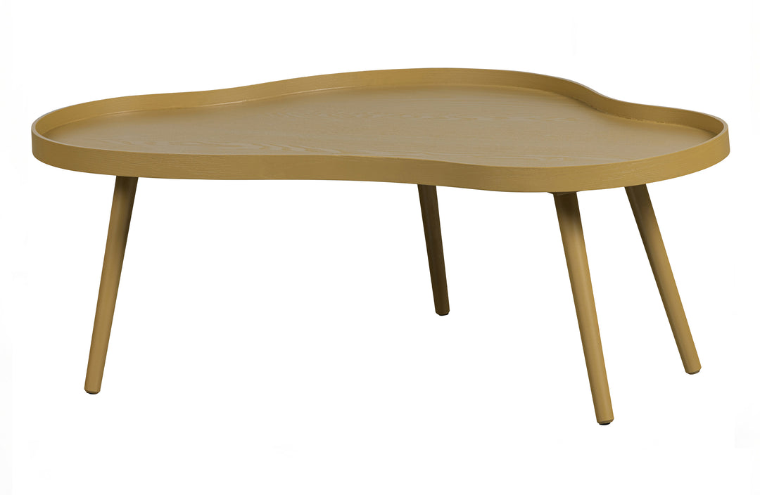 WOOOD Mae sidebord aflangt organisk alpaca MDF og fyrretræ 100x58