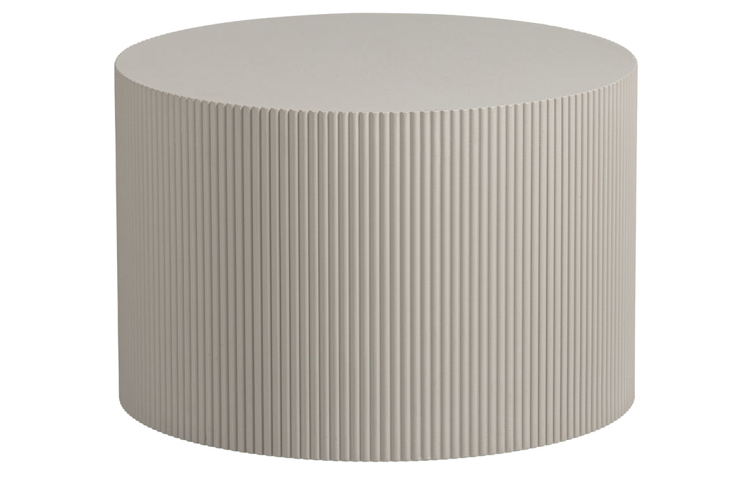 WOOOD EXCLUSIVE Sanne sidebord rund antik beige MDF Ø60